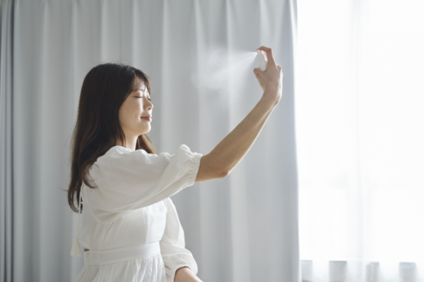 ワンゲルをスプレーボトルに入れて使う方法